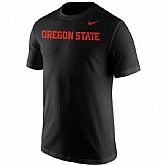 Oregon State Beavers Nike Wordmark WEM T-Shirt - Black,baseball caps,new era cap wholesale,wholesale hats